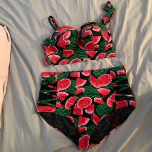 TORRID Watermelon Swimsuit (torrid size 2)